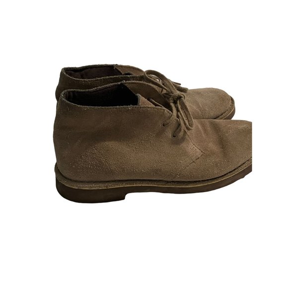 Clarks Acre Bridge Ankle Boots Booties Tan Suede Women's Size 8.5 Tie up - Picture 6 of 6